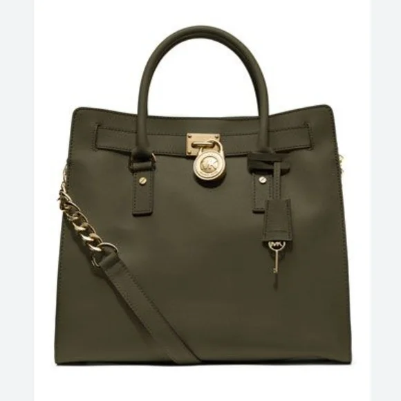 Michael Kors Hamilton bag In Olive - Picture 1 of 8